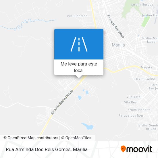 Rua Arminda Dos Reis Gomes mapa