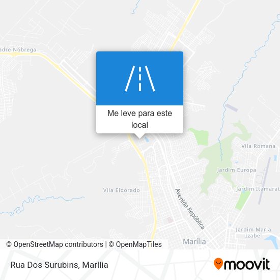 Rua Dos Surubins mapa