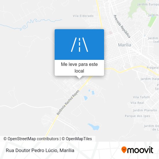Rua Doutor Pedro Lúcio mapa