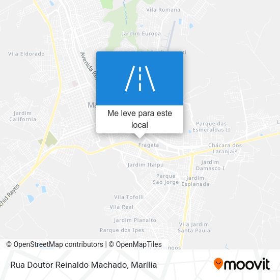 Rua Doutor Reinaldo Machado mapa