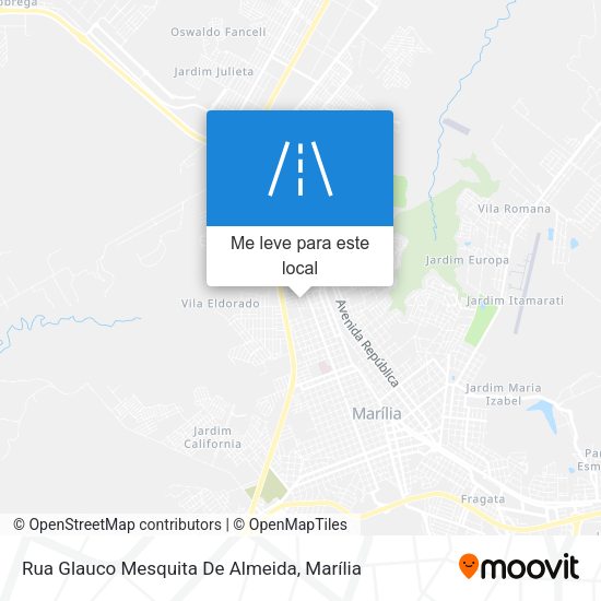 Rua Glauco Mesquita De Almeida mapa