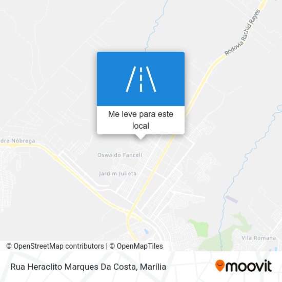 Rua Heraclito Marques Da Costa mapa