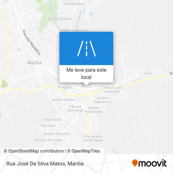 Rua José Da Silva Matos mapa