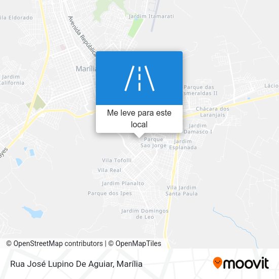 Rua José Lupino De Aguiar mapa
