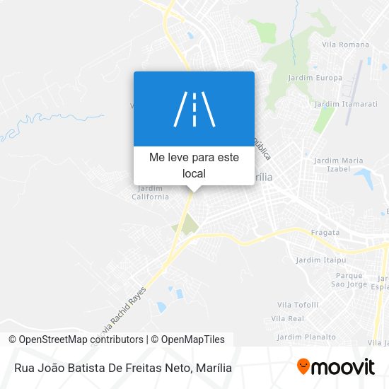 Rua João Batista De Freitas Neto mapa
