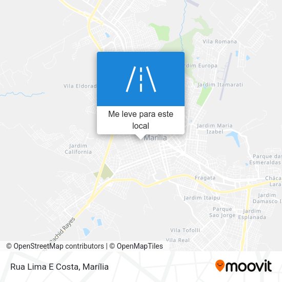 Rua Lima E Costa mapa
