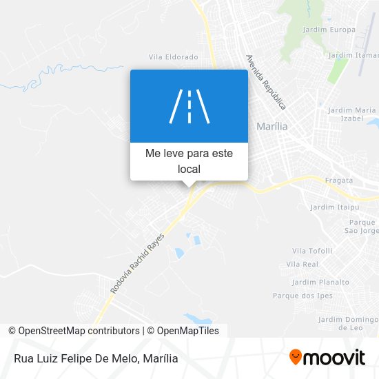 Rua Luiz Felipe De Melo mapa