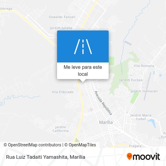 Rua Luiz Tadaiti Yamashita mapa