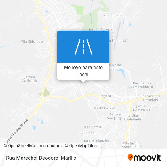 Rua Marechal Deodoro mapa