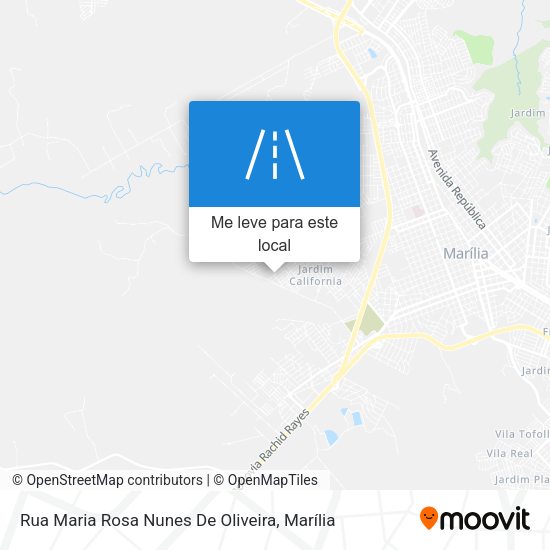 Rua Maria Rosa Nunes De Oliveira mapa