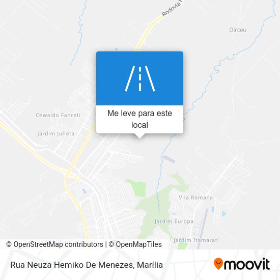 Rua Neuza Hemiko De Menezes mapa