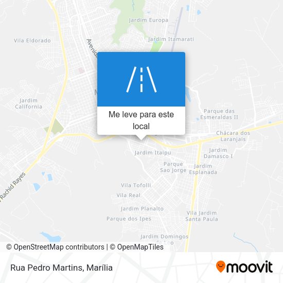 Rua Pedro Martins mapa