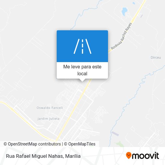 Rua Rafael Miguel Nahas mapa