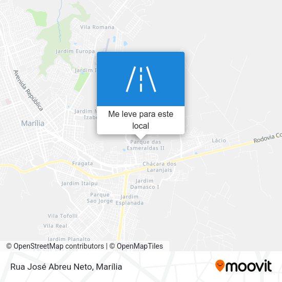 Rua José Abreu Neto mapa