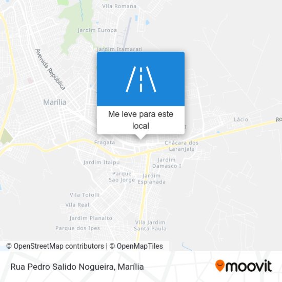 Rua Pedro Salido Nogueira mapa