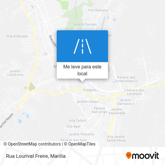 Rua Lourival Freire mapa