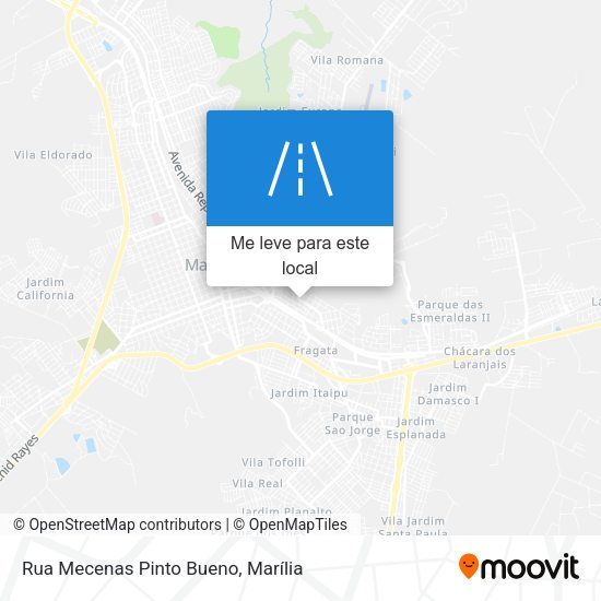 Rua Mecenas Pinto Bueno mapa