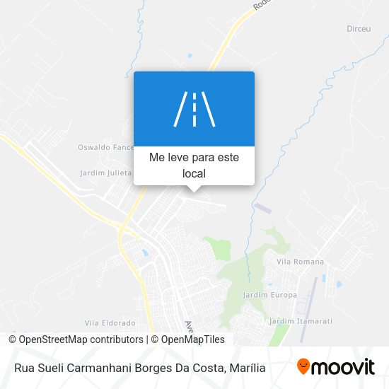 Rua Sueli Carmanhani Borges Da Costa mapa
