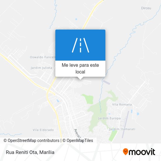 Rua Reniti Ota mapa