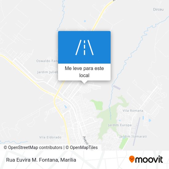 Rua Euvira M. Fontana mapa