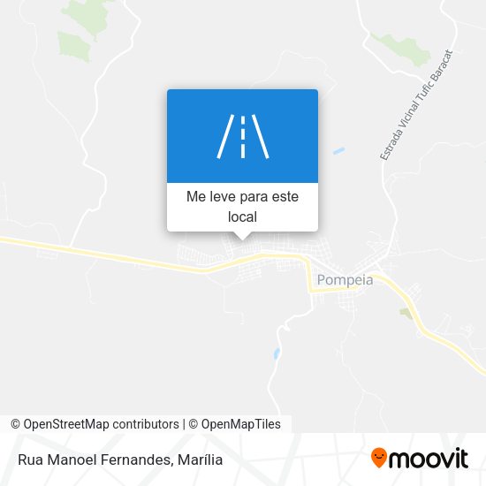 Rua Manoel Fernandes mapa