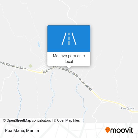 Rua Mauá mapa