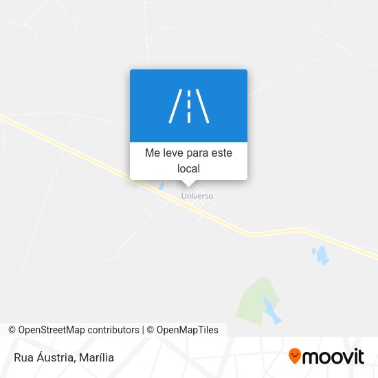 Rua Áustria mapa