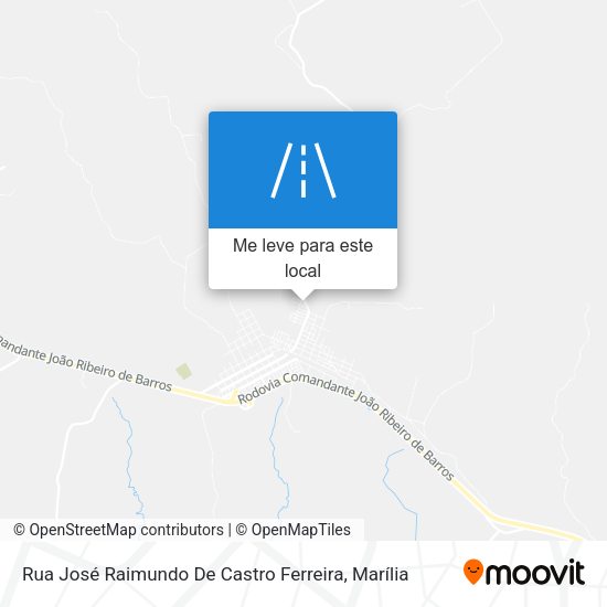 Rua José Raimundo De Castro Ferreira mapa