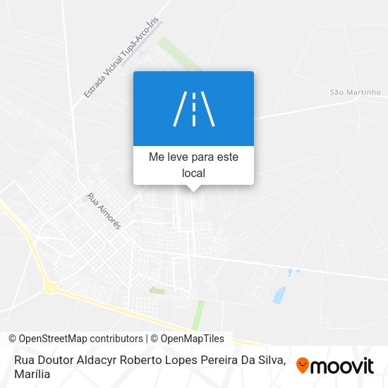 Rua Doutor Aldacyr Roberto Lopes Pereira Da Silva mapa