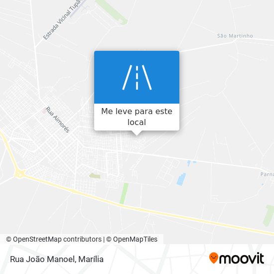 Rua João Manoel mapa