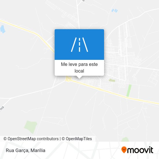 Rua Garça mapa