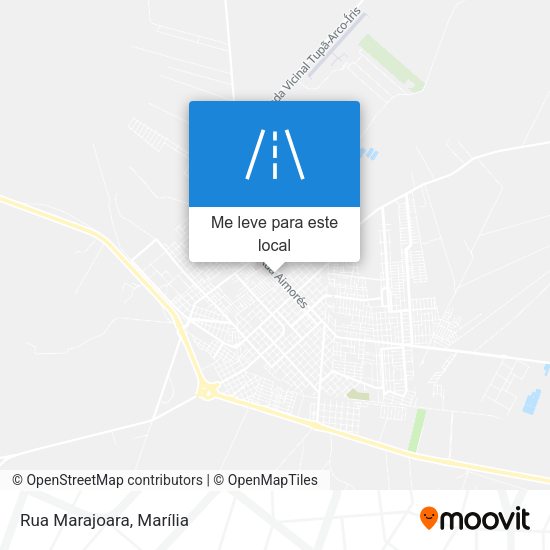 Rua Marajoara mapa