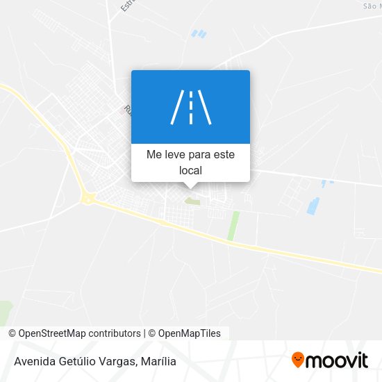 Avenida Getúlio Vargas mapa