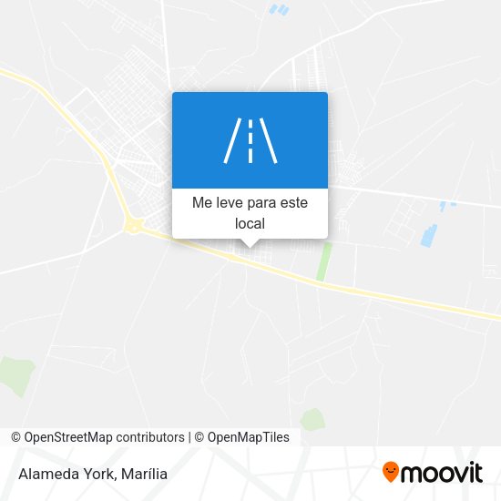 Alameda York mapa