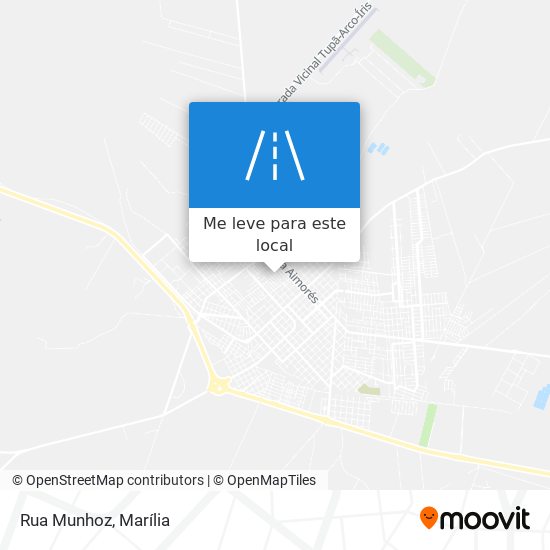 Rua Munhoz mapa