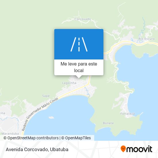 Avenida Corcovado mapa