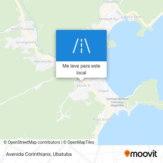 Avenida Corinthians mapa