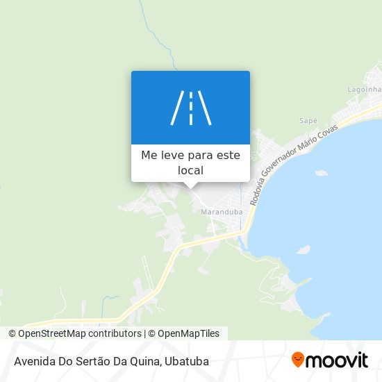Avenida Do Sertão Da Quina mapa