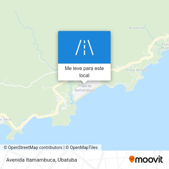 Avenida Itamambuca mapa