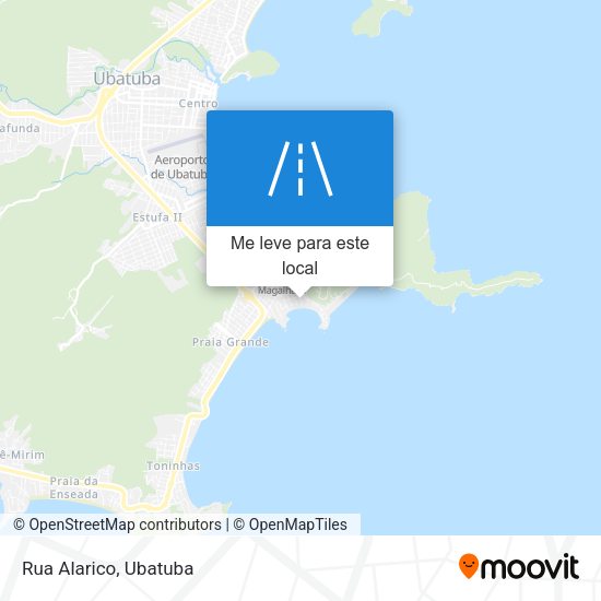 Rua Alarico mapa