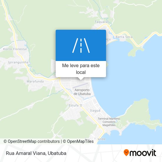 Rua Amaral Viana mapa