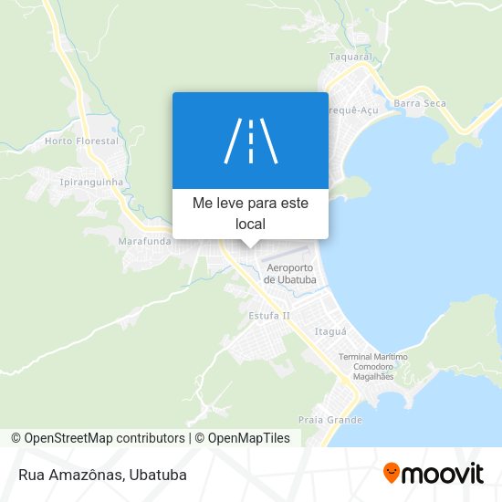 Rua Amazônas mapa