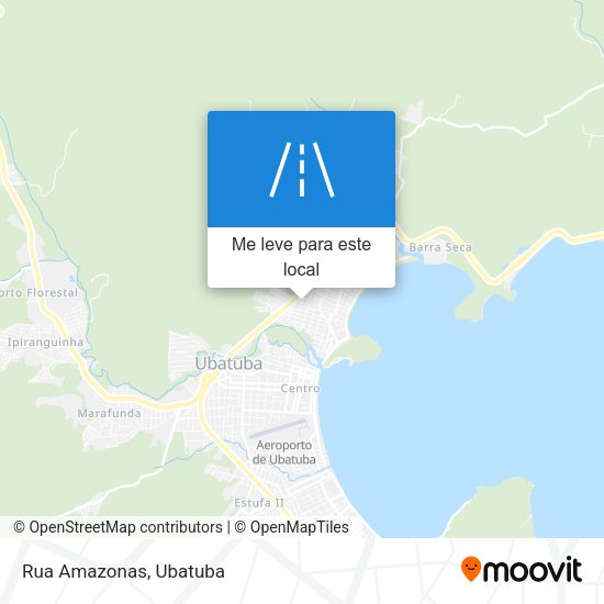 Rua Amazonas mapa