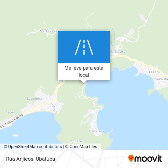 Rua Anjicos mapa