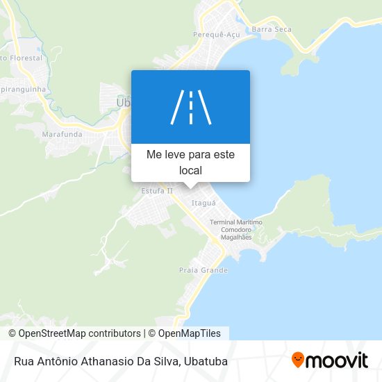 Rua Antônio Athanasio Da Silva mapa