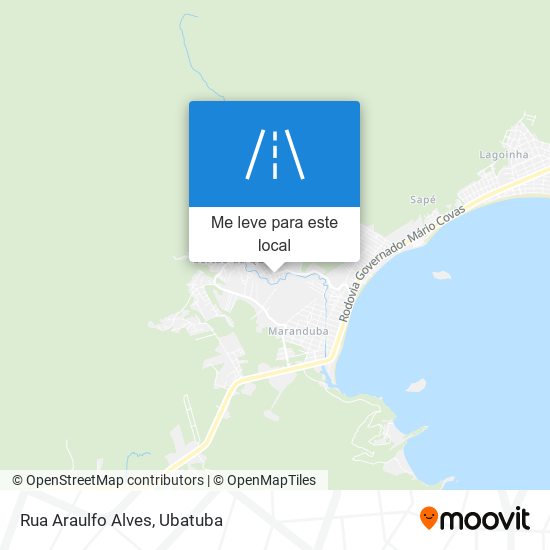 Rua Araulfo Alves mapa