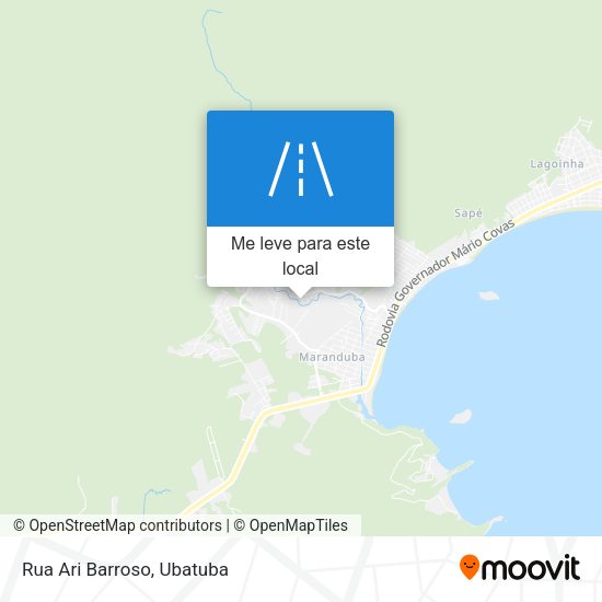 Rua Ari Barroso mapa