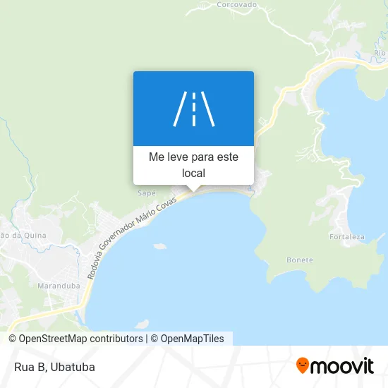 Rua B mapa