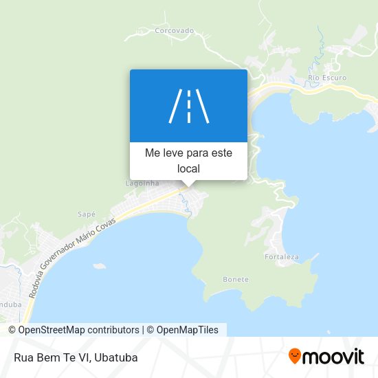 Rua Bem Te VI mapa