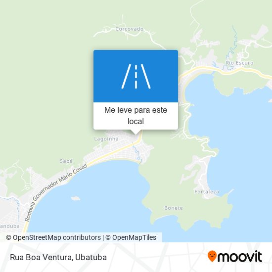 Rua Boa Ventura mapa